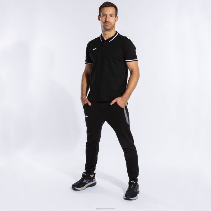 hr Joma polo majica kratkih rukava confort ii crno 6FVN1218 muškarci