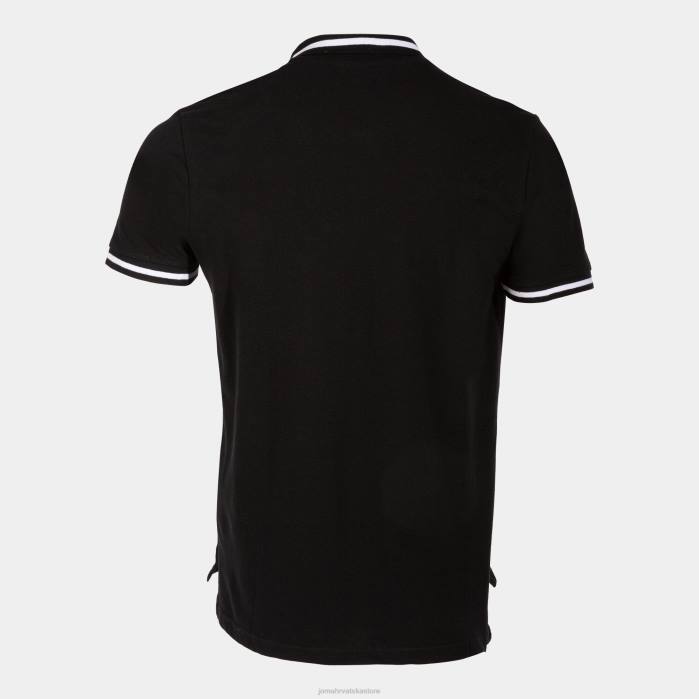 hr Joma polo majica kratkih rukava confort ii crno 6FVN1218 muškarci