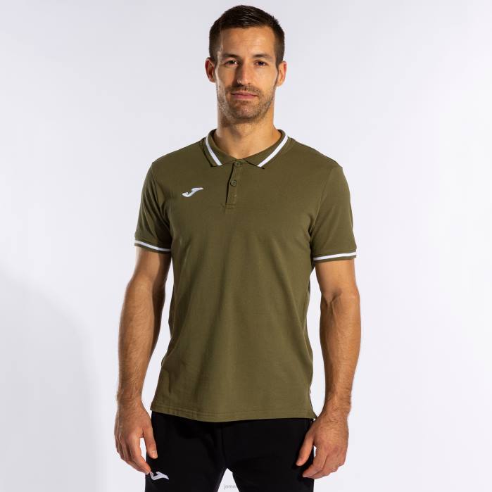 hr Joma polo majica kratkih rukava confort ii kaki 6FVN3311 muškarci