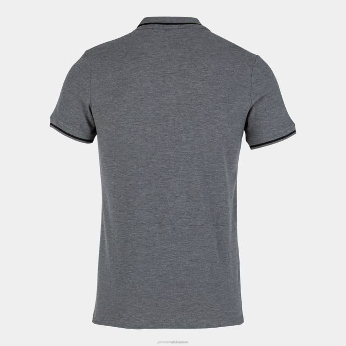 hr Joma polo majica kratkih rukava confort ii melange siva 6FVN465 muškarci