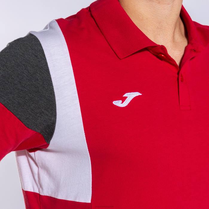 hr Joma polo majica kratkih rukava confort iii Crvena 6FVN3079 muškarci