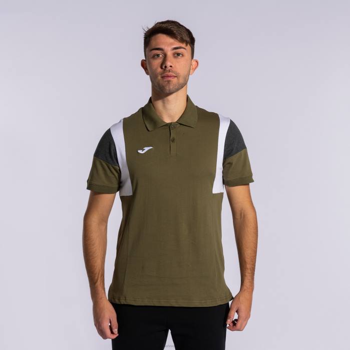 hr Joma polo majica kratkih rukava confort iii kaki 6FVN4371 muškarci