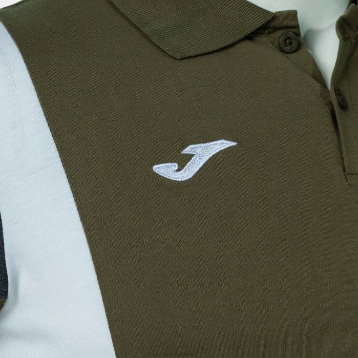 hr Joma polo majica kratkih rukava confort iii kaki 6FVN4371 muškarci