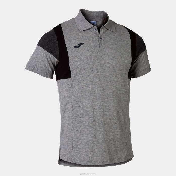 hr Joma polo majica kratkih rukava confort iii melange siva 6FVN2862 muškarci