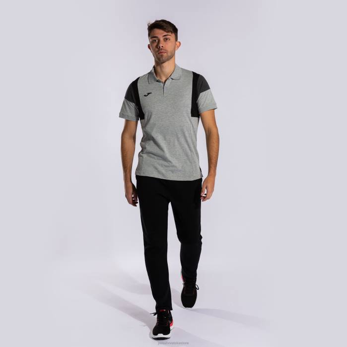 hr Joma polo majica kratkih rukava confort iii melange siva 6FVN2862 muškarci