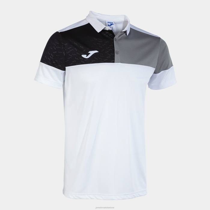 hr Joma polo majica kratkih rukava crew v bijela siva crna 6FVN643 muškarci