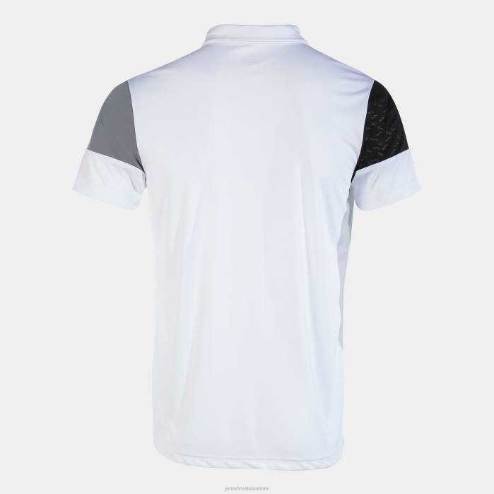 hr Joma polo majica kratkih rukava crew v bijela siva crna 6FVN643 muškarci