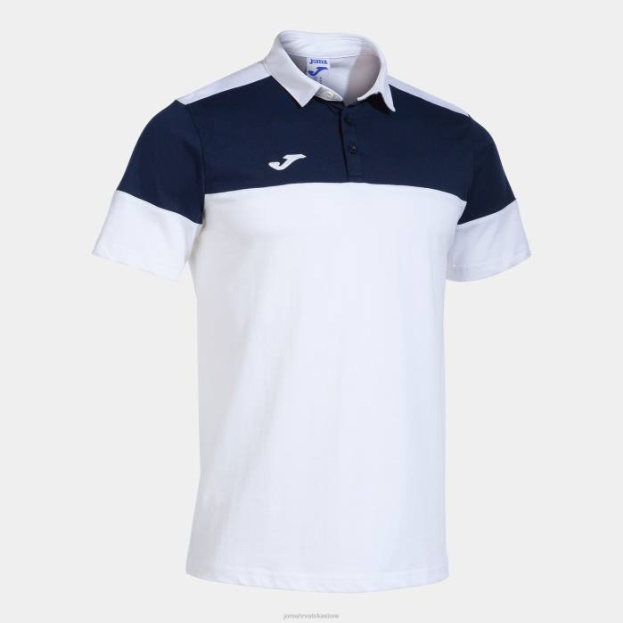hr Joma polo majica kratkih rukava crew v bijela tamnoplava 6FVN873 muškarci