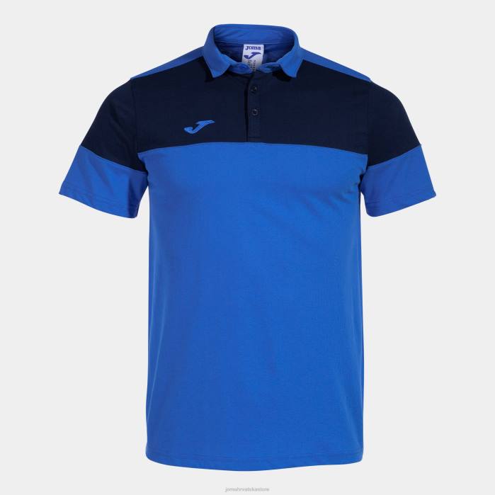 hr Joma polo majica kratkih rukava crew v kraljevsko plava tamnoplava 6FVN178 muškarci