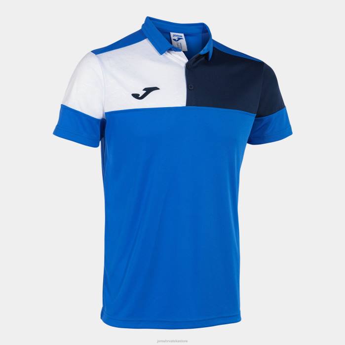 hr Joma polo majica kratkih rukava crew v kraljevsko plava tamnoplava bijela 6FVN1151 muškarci