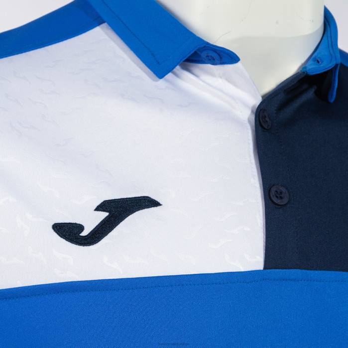 hr Joma polo majica kratkih rukava crew v kraljevsko plava tamnoplava bijela 6FVN1151 muškarci