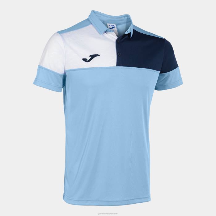 hr Joma polo majica kratkih rukava crew v nebesko plava tamnoplava bijela 6FVN397 muškarci