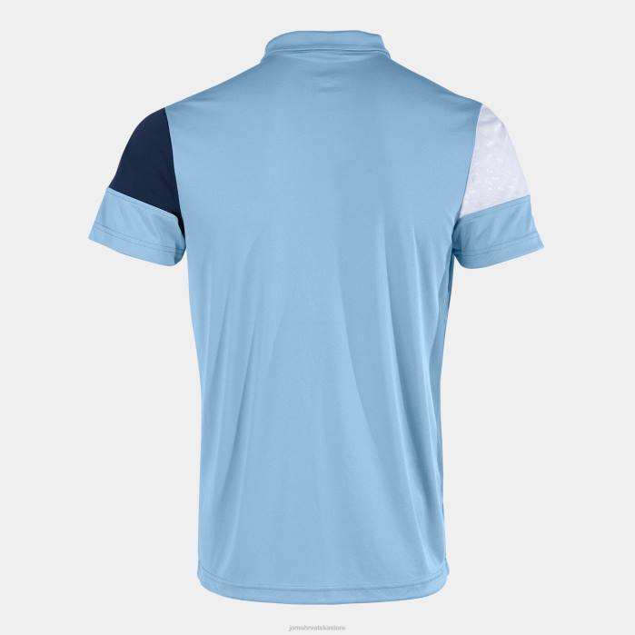 hr Joma polo majica kratkih rukava crew v nebesko plava tamnoplava bijela 6FVN397 muškarci