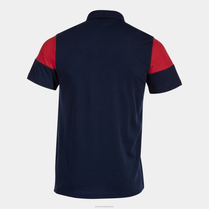 hr Joma polo majica kratkih rukava crew v tamnoplava crvena 6FVN218 muškarci