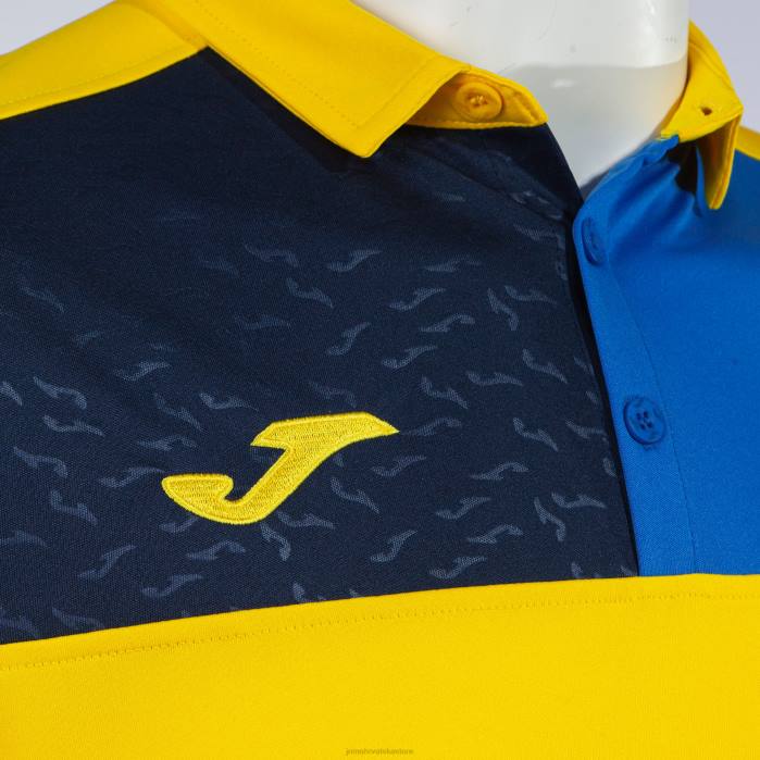 hr Joma polo majica kratkih rukava crew v žuta kraljevsko plava tamnoplava 6FVN595 muškarci