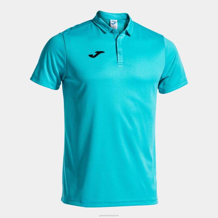 hr Joma polo majica kratkih rukava hobi fluorescentno tirkizno 6FVN847 muškarci