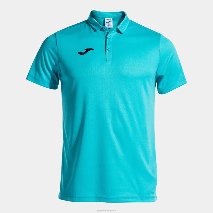 hr Joma polo majica kratkih rukava hobi fluorescentno tirkizno 6FVN847 muškarci