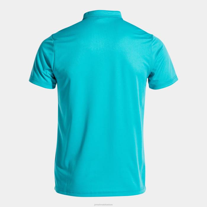 hr Joma polo majica kratkih rukava hobi fluorescentno tirkizno 6FVN847 muškarci