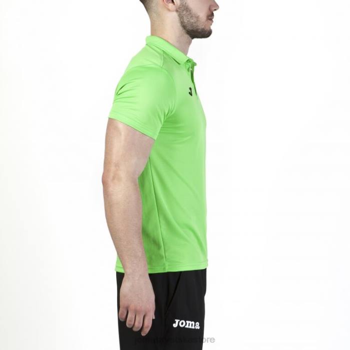 hr Joma polo majica kratkih rukava hobi fluorescentno zelena 6FVN3528 muškarci