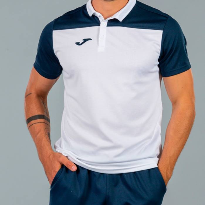 hr Joma polo majica kratkih rukava hobi ii bijela tamnoplava 6FVN2988 muškarci