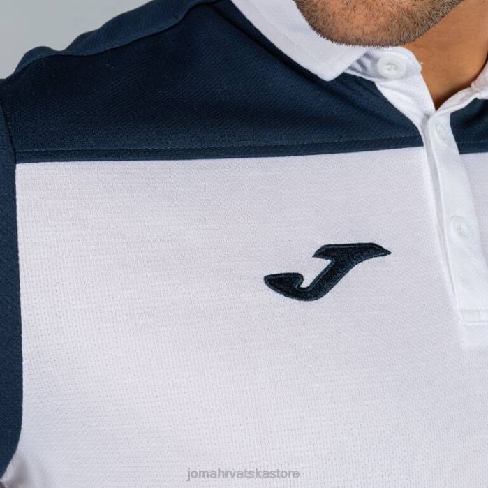 hr Joma polo majica kratkih rukava hobi ii bijela tamnoplava 6FVN2988 muškarci
