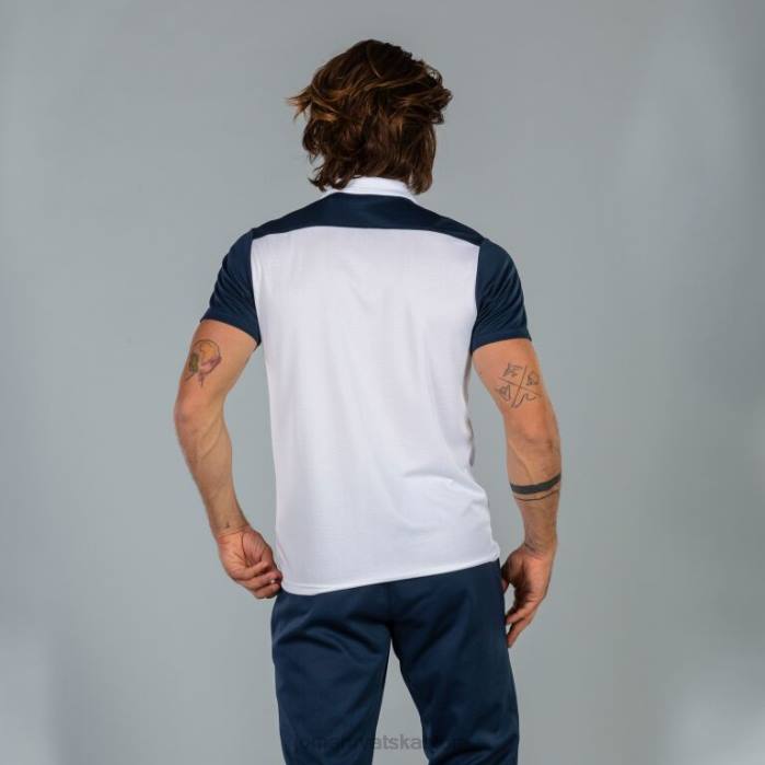 hr Joma polo majica kratkih rukava hobi ii bijela tamnoplava 6FVN2988 muškarci