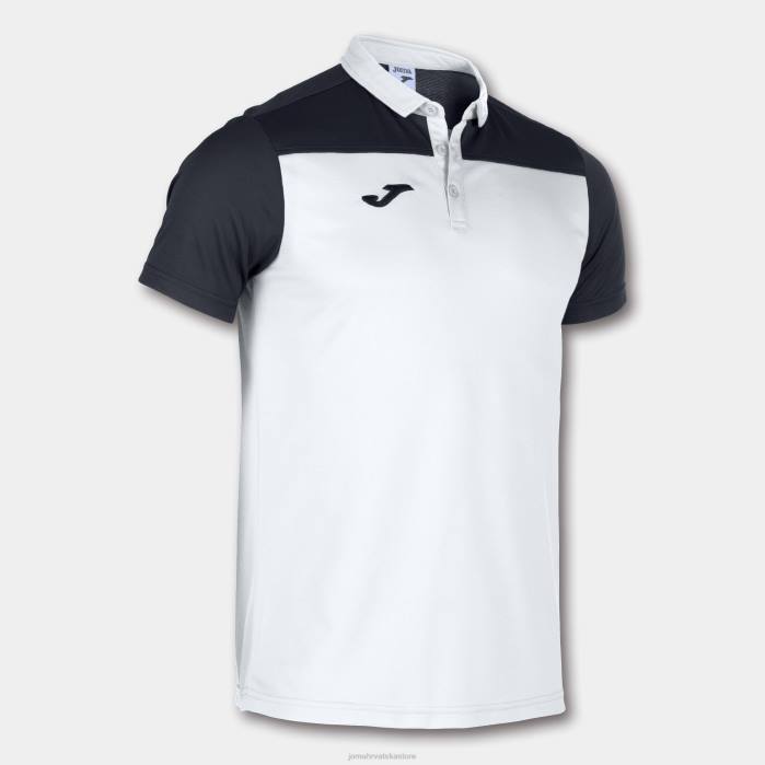 hr Joma polo majica kratkih rukava hobi ii bijelo crno 6FVN4390 muškarci