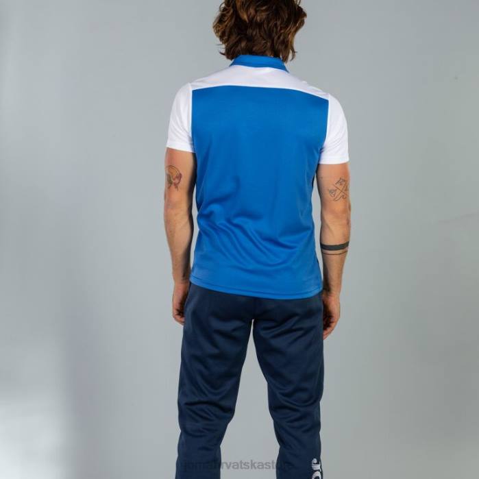 hr Joma polo majica kratkih rukava hobi ii kraljevsko plava bijela 6FVN568 muškarci