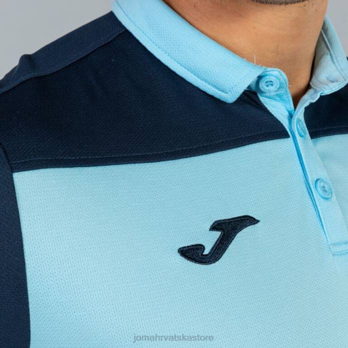 hr Joma polo majica kratkih rukava hobi ii nebesko plava tamnoplava 6FVN1283 muškarci