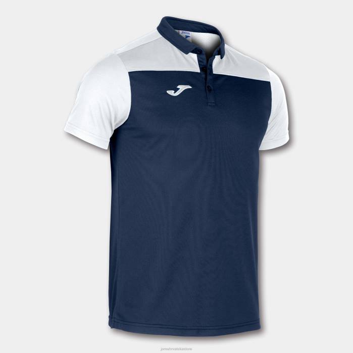 hr Joma polo majica kratkih rukava hobi ii tamnoplava bijela 6FVN519 muškarci