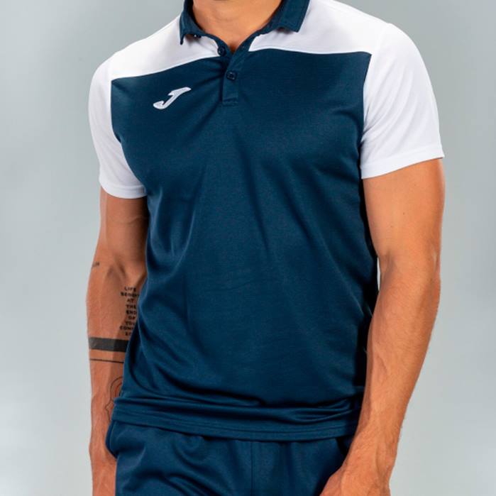 hr Joma polo majica kratkih rukava hobi ii tamnoplava bijela 6FVN519 muškarci