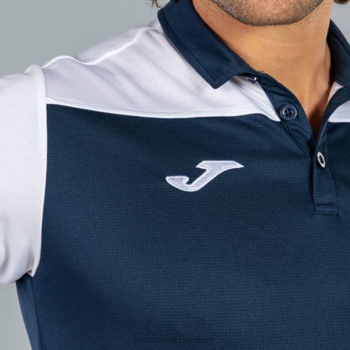 hr Joma polo majica kratkih rukava hobi ii tamnoplava bijela 6FVN519 muškarci