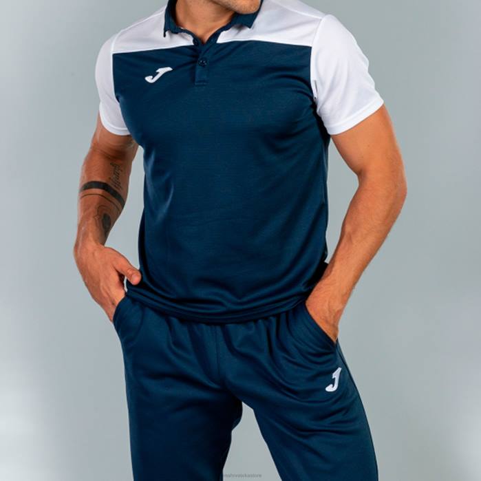 hr Joma polo majica kratkih rukava hobi ii tamnoplava bijela 6FVN519 muškarci