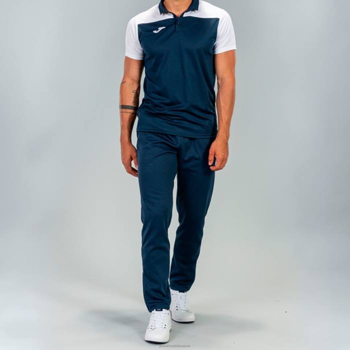 hr Joma polo majica kratkih rukava hobi ii tamnoplava bijela 6FVN519 muškarci
