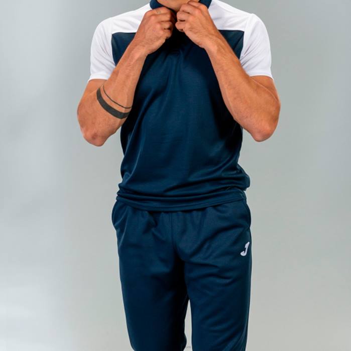 hr Joma polo majica kratkih rukava hobi ii tamnoplava bijela 6FVN519 muškarci