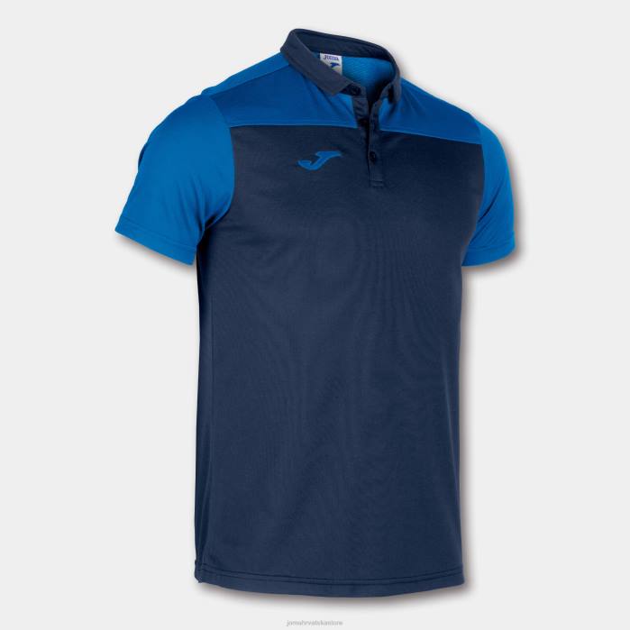 hr Joma polo majica kratkih rukava hobi ii tamnoplava kraljevsko plava 6FVN4449 muškarci
