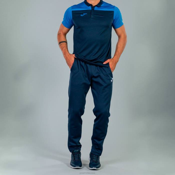 hr Joma polo majica kratkih rukava hobi ii tamnoplava kraljevsko plava 6FVN4449 muškarci