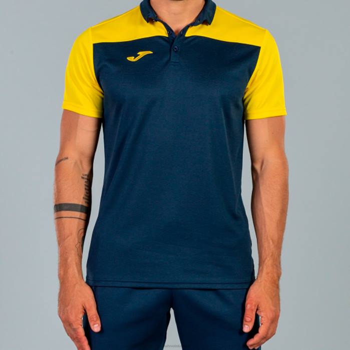 hr Joma polo majica kratkih rukava hobi ii tamnoplava žuta 6FVN1464 muškarci