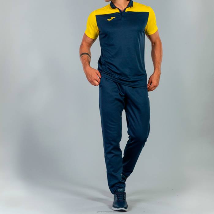 hr Joma polo majica kratkih rukava hobi ii tamnoplava žuta 6FVN1464 muškarci