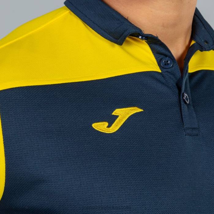 hr Joma polo majica kratkih rukava hobi ii tamnoplava žuta 6FVN1464 muškarci