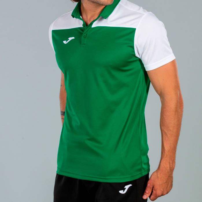 hr Joma polo majica kratkih rukava hobi ii zeleno bijela 6FVN4629 muškarci