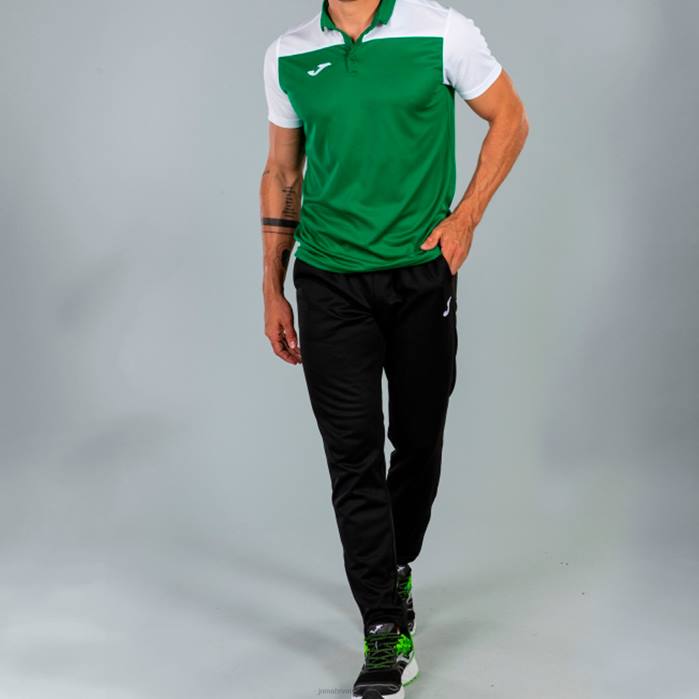 hr Joma polo majica kratkih rukava hobi ii zeleno bijela 6FVN4629 muškarci