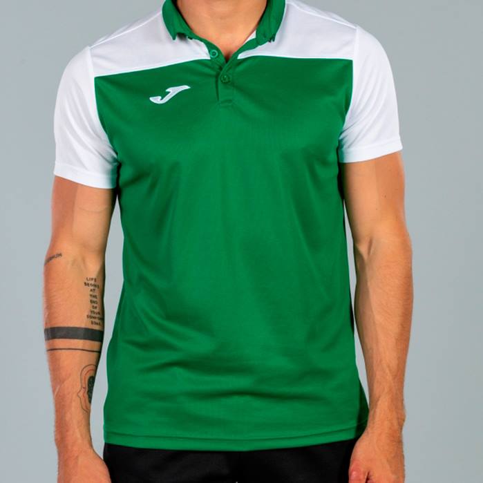 hr Joma polo majica kratkih rukava hobi ii zeleno bijela 6FVN4629 muškarci