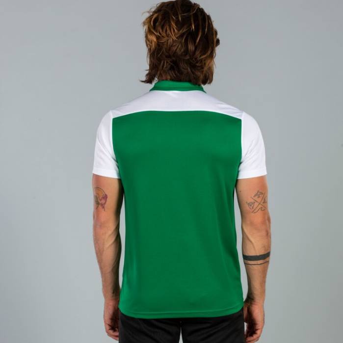 hr Joma polo majica kratkih rukava hobi ii zeleno bijela 6FVN4629 muškarci