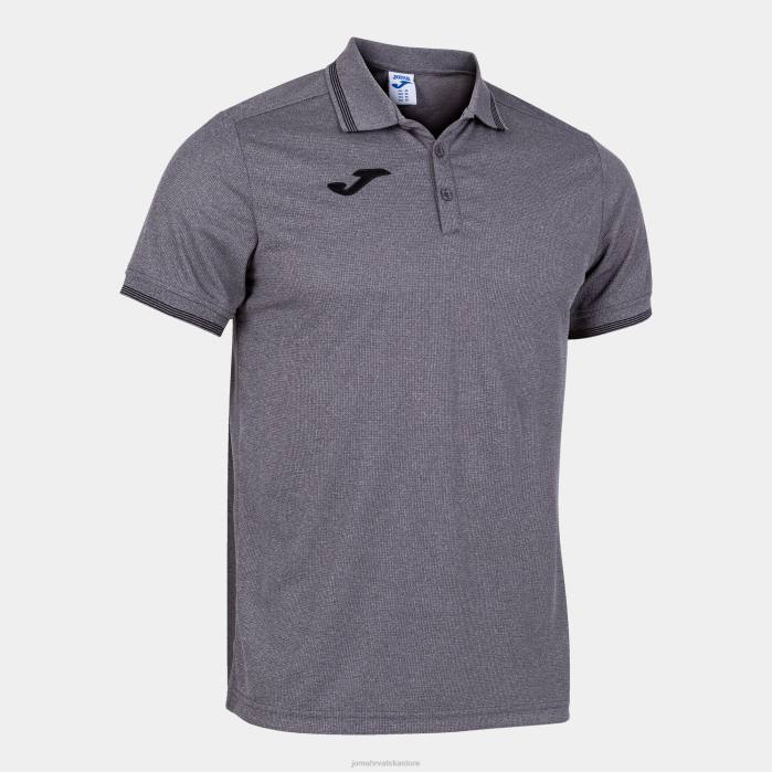 hr Joma polo majica kratkih rukava kampus iii melange siva 6FVN1533 muškarci