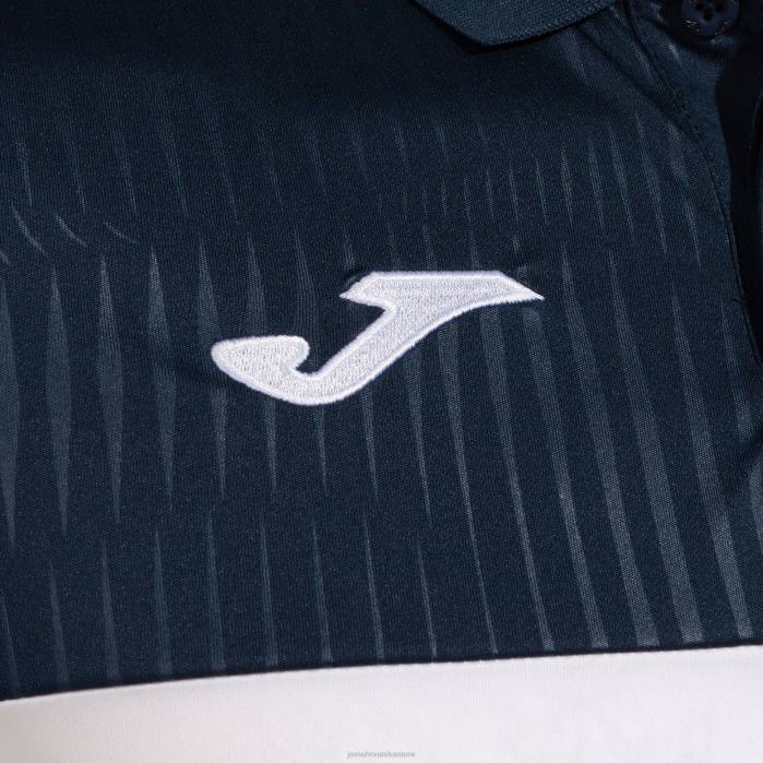 hr Joma polo majica kratkih rukava montreal bijela tamnoplava 6FVN613 muškarci