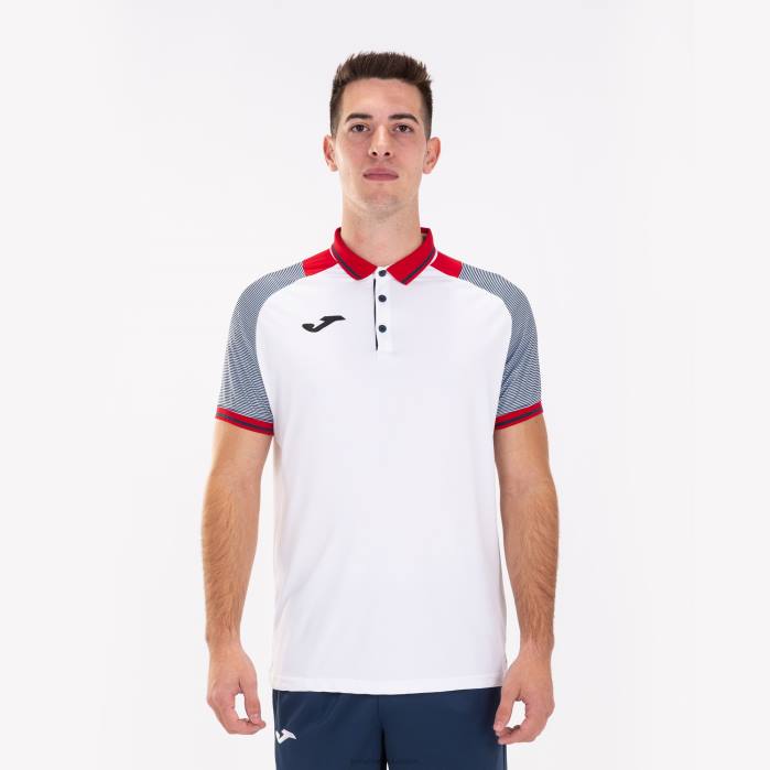 hr Joma polo majica kratkih rukava neophodna ii bijela tamnoplava 6FVN3129 muškarci