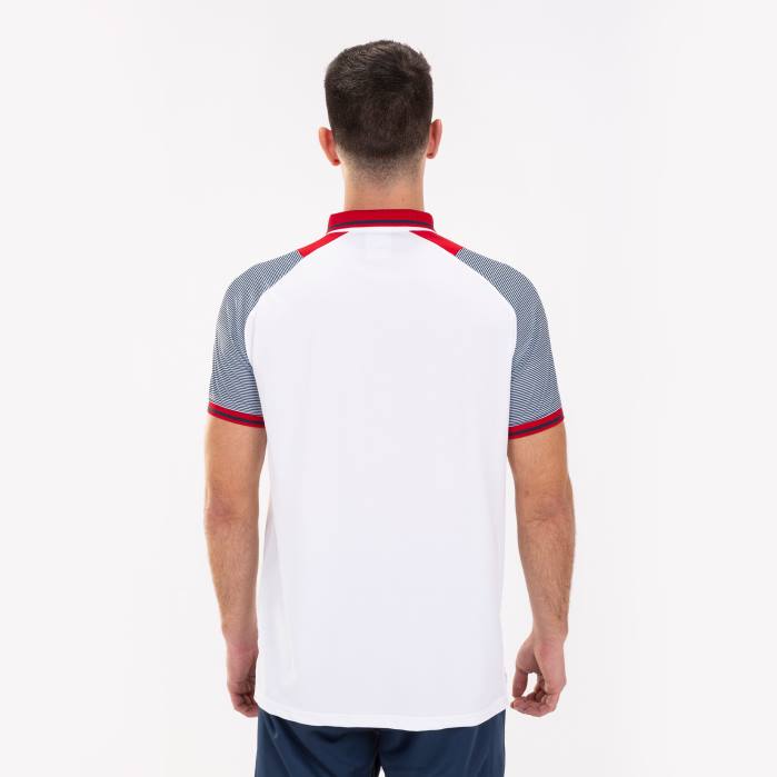 hr Joma polo majica kratkih rukava neophodna ii bijela tamnoplava 6FVN3129 muškarci