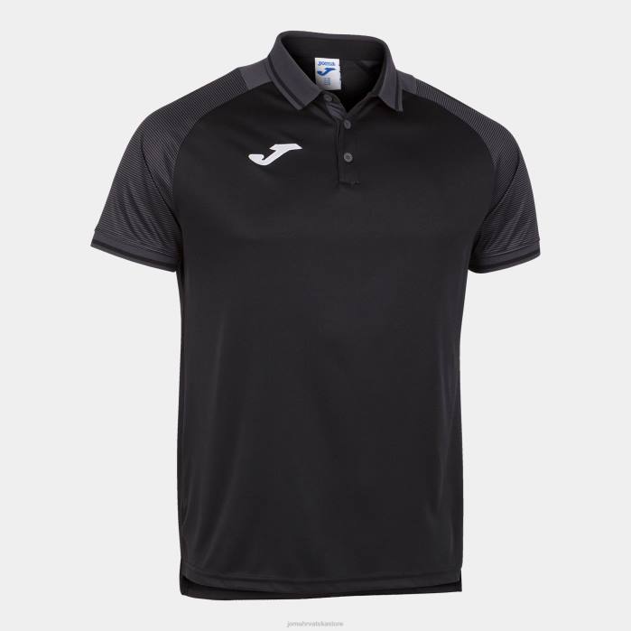 hr Joma polo majica kratkih rukava neophodna ii crno tamno sivo 6FVN1296 muškarci