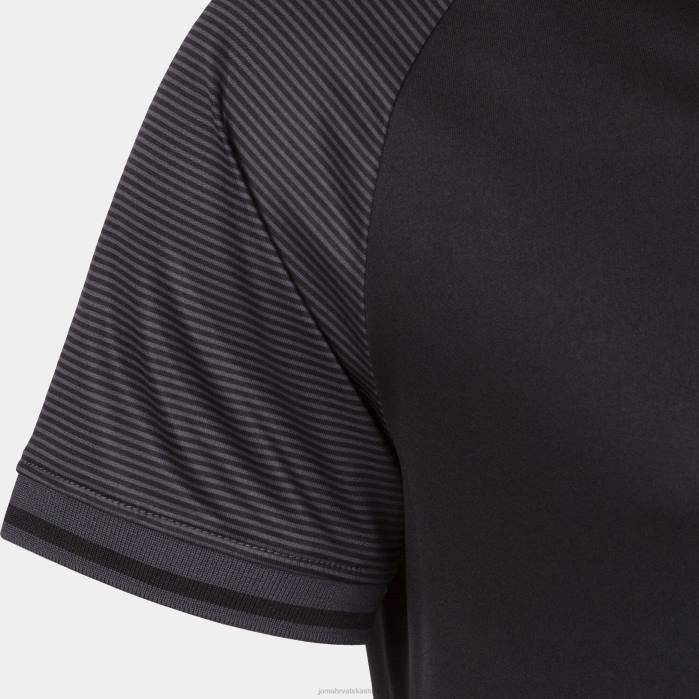 hr Joma polo majica kratkih rukava neophodna ii crno tamno sivo 6FVN1296 muškarci